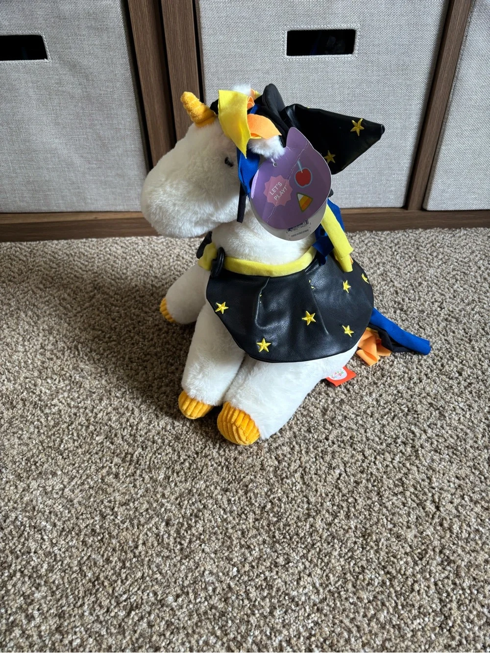 RETIRED Target Gigglescape Unicorn Witch and T-Rex Dino Skeleton Plush 13” Toys